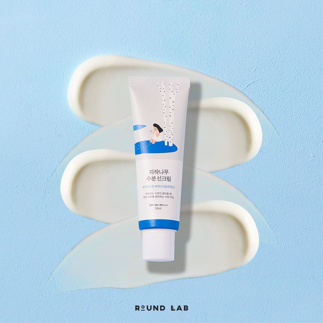 ROUND LAB BIRCH JUICE MOISTURIZING SUN CREAM SPF50+ PA++++ - Jevy K-Beauty & Skincare