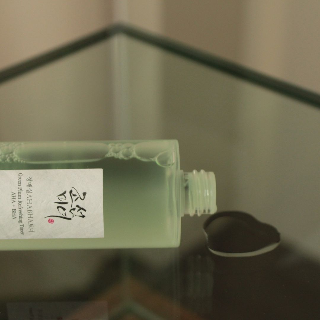 Beauty of Joseon Green Plum Refreshing Toner AHA + BHA close up