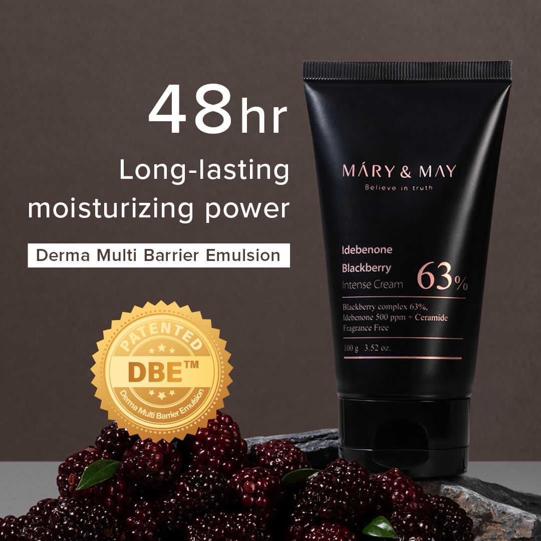 Mary&May Idebenone+Blackberry Intense Cream - Jevy K-Beauty & Skincare