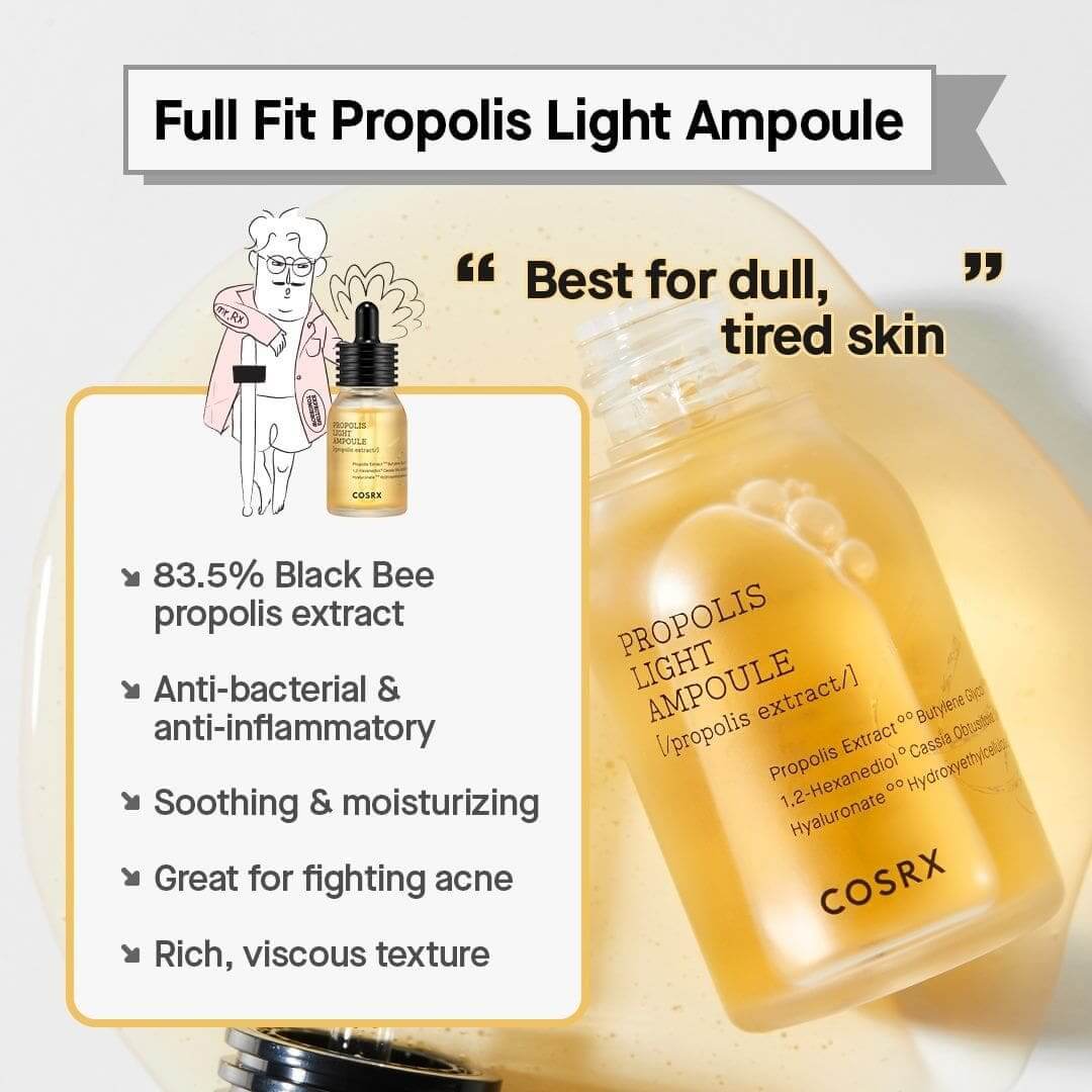 [COSRX] Propolis Light Ampule - Jevy K-Beauty & Skincare