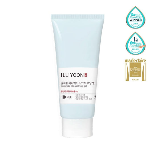 ILLIYOON Ceramide Ato Soothing Gel on white background