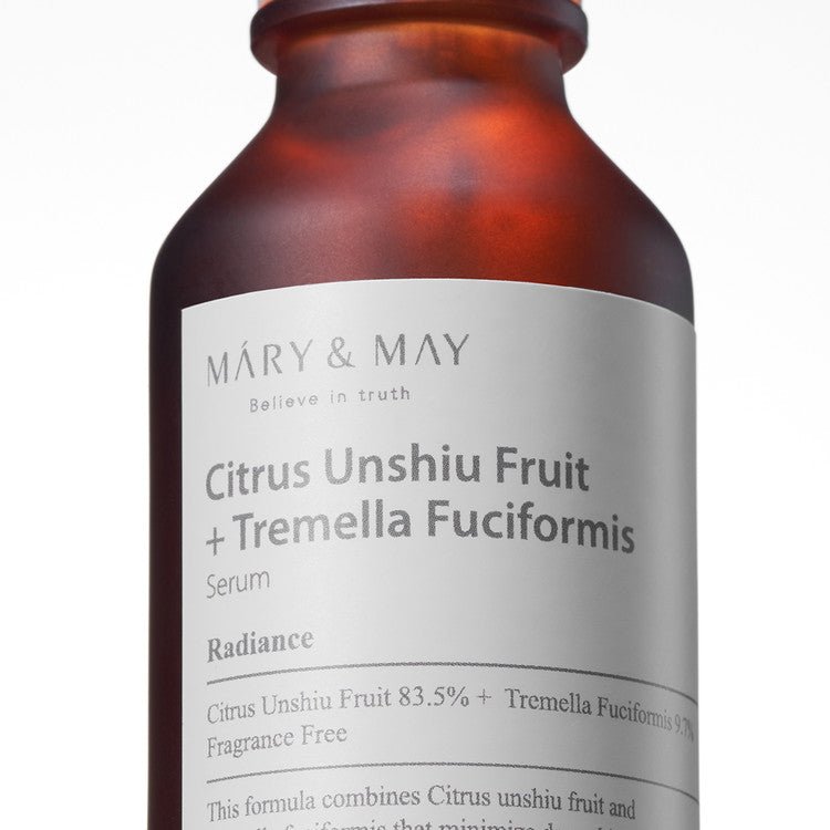 [Mary&May] Citrus Unshiu + Tremella Fuciformis Serum - Jevy K-Beauty & Skincare