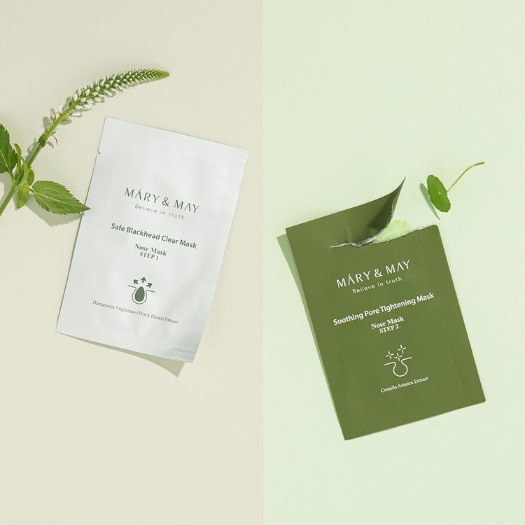 [Mary&May] Daily Safe Black Head Clear Nose Mask (10EA) - Jevy K-Beauty & Skincare