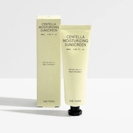 ONE THING Centella Moisturizing Sunscreen SPF50+ PA++++ - Jevy K-Beauty & Skincare